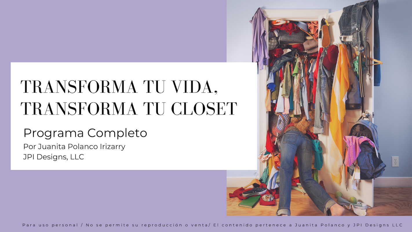 Transforma tu Vida y tu Closet - Curso Digital