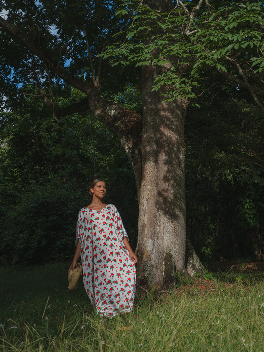 Kaftan Metamorfosis - Flores pequeñas